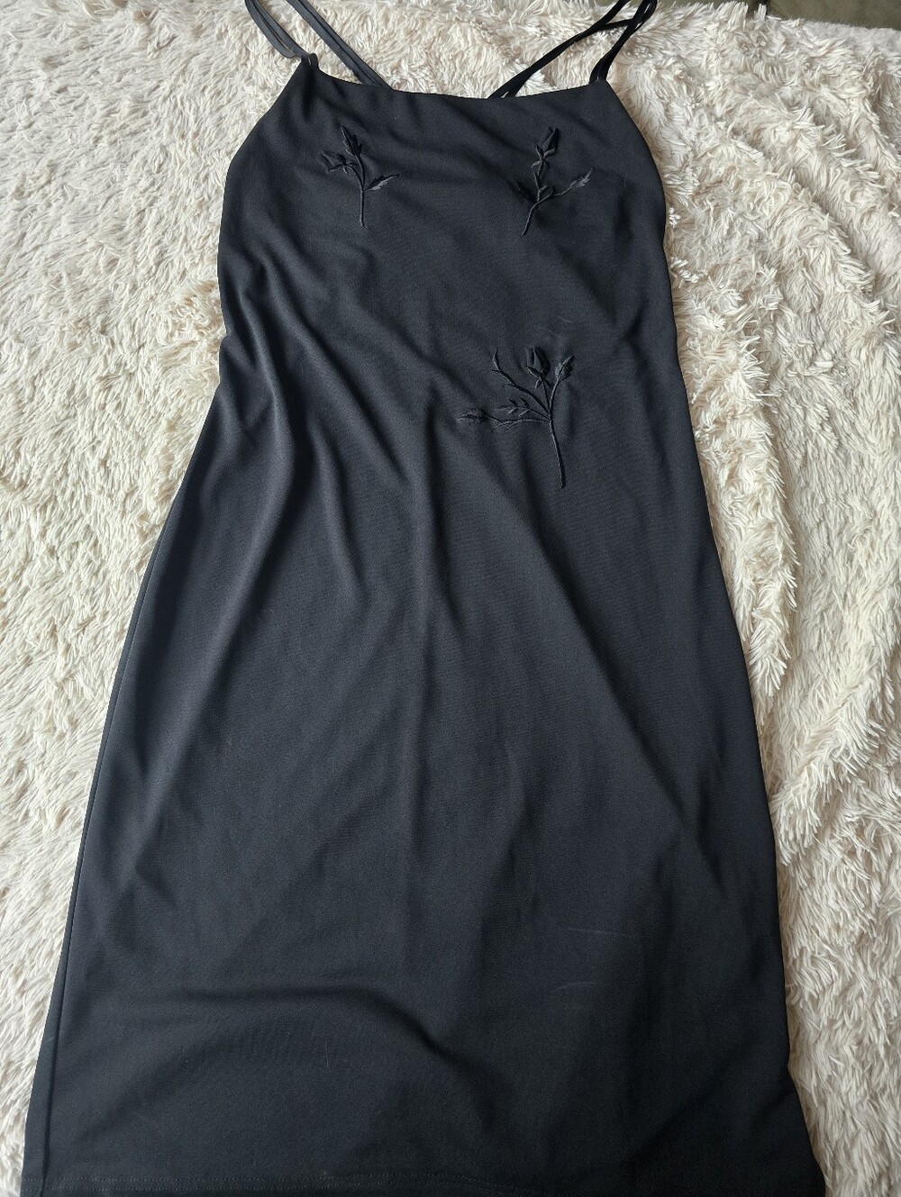 Vintage 90s City Triangles Embroidered Dress